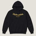 No Trusting Gold Hoodie in Black