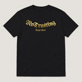 No Trusting Gold Tee in Black