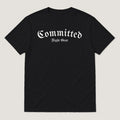 Committed Blackletter Tee in Black