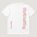 No Trusting Vertical Tee in White