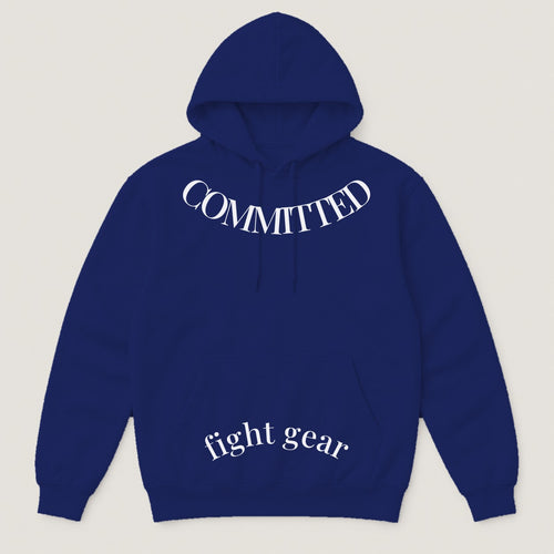 Committed Arch Hoodie in Navy