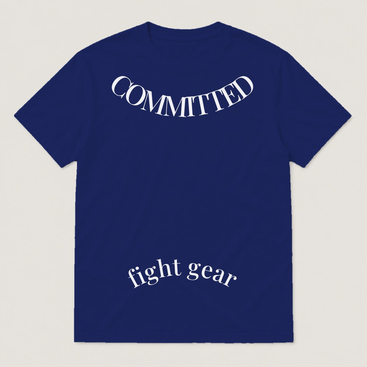 Committed Arch Tee in Navy
