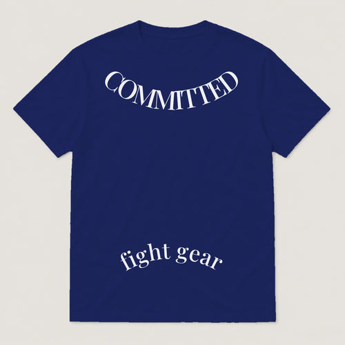 Committed Arch Tee in Navy