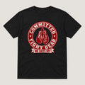 No Days Off Tee — black t-shirt with Committed Fight Gear graphic